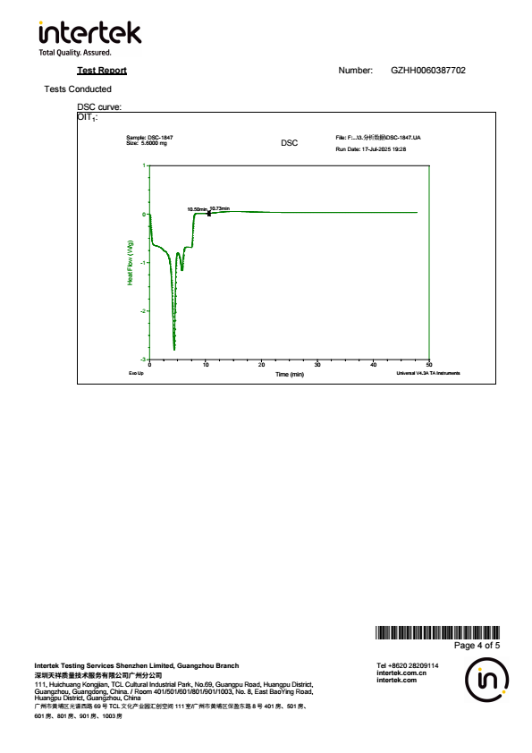 PE-氧化诱导时间测试报告（英文） conv 3